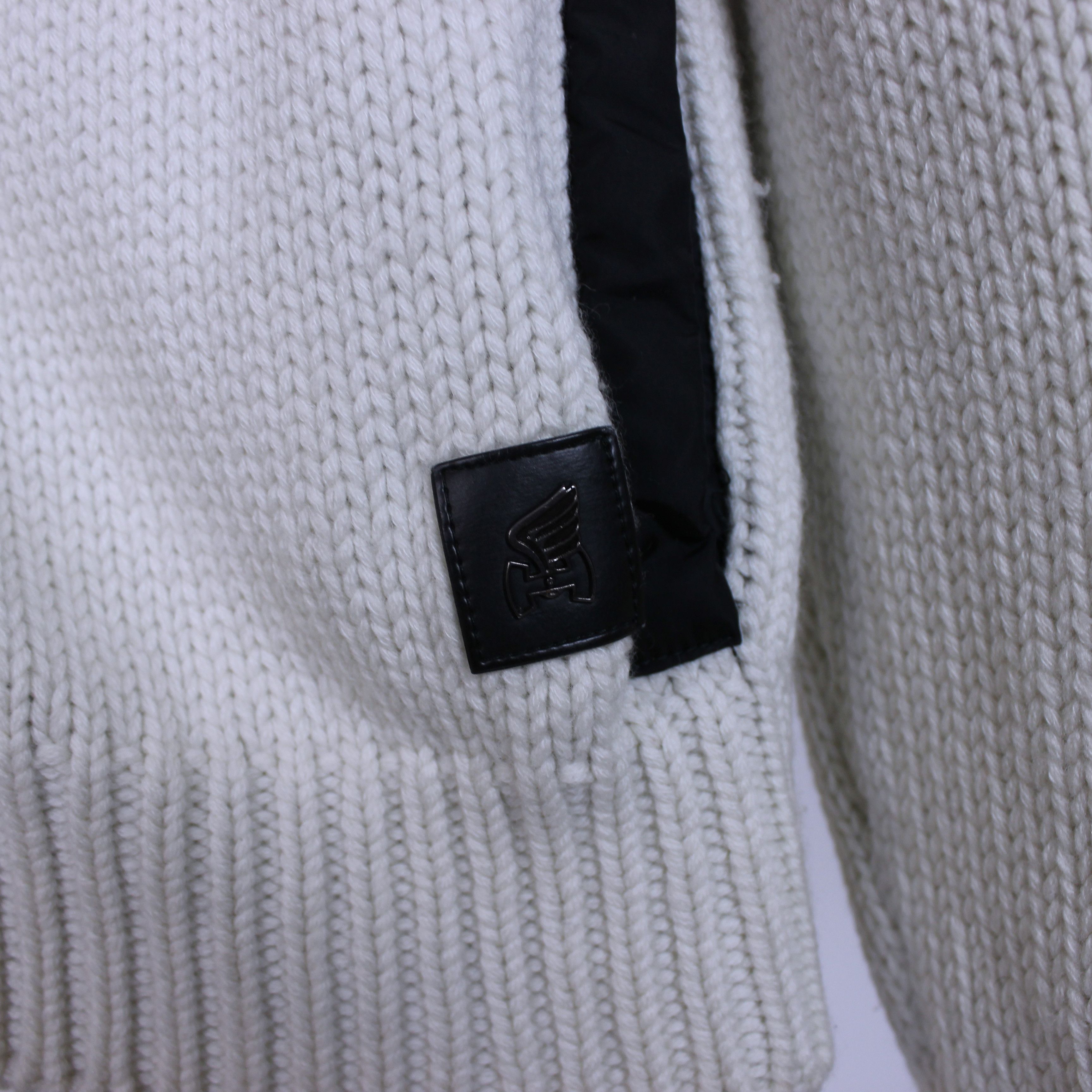 Hogan Hogan heavy knitwear full zip Lampo sweater L XL Size US XL / EU 56 / 4 - 10 Thumbnail