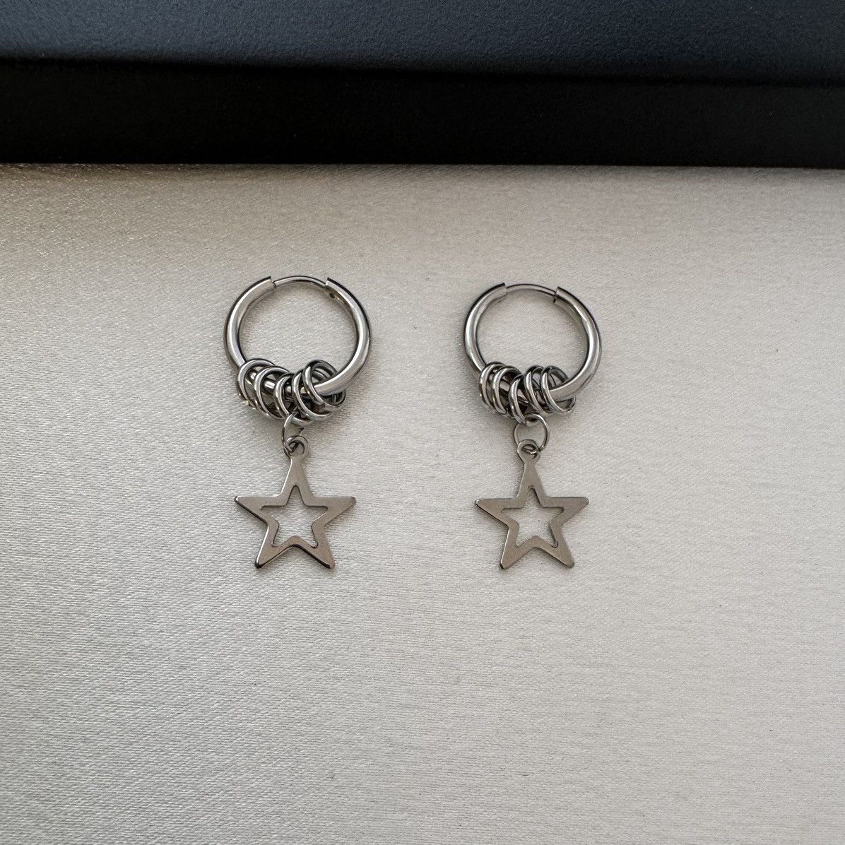 Other Pentagram Star Dangle Drop Earrings for Men Women Size ONE SIZE - 1 Thumbnail