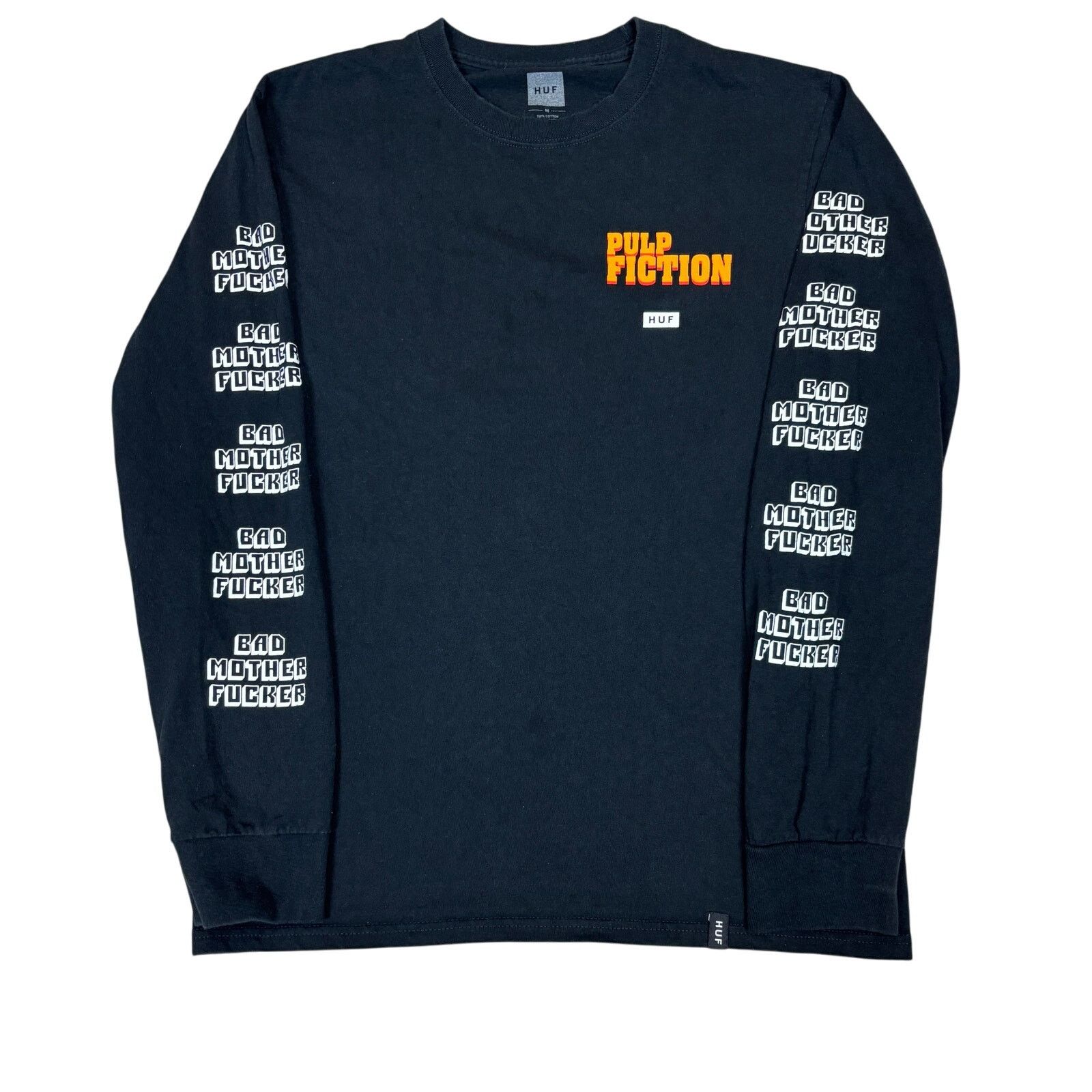 Huf Pulp Fiction Long Sleeve T Shirt Men's Medium