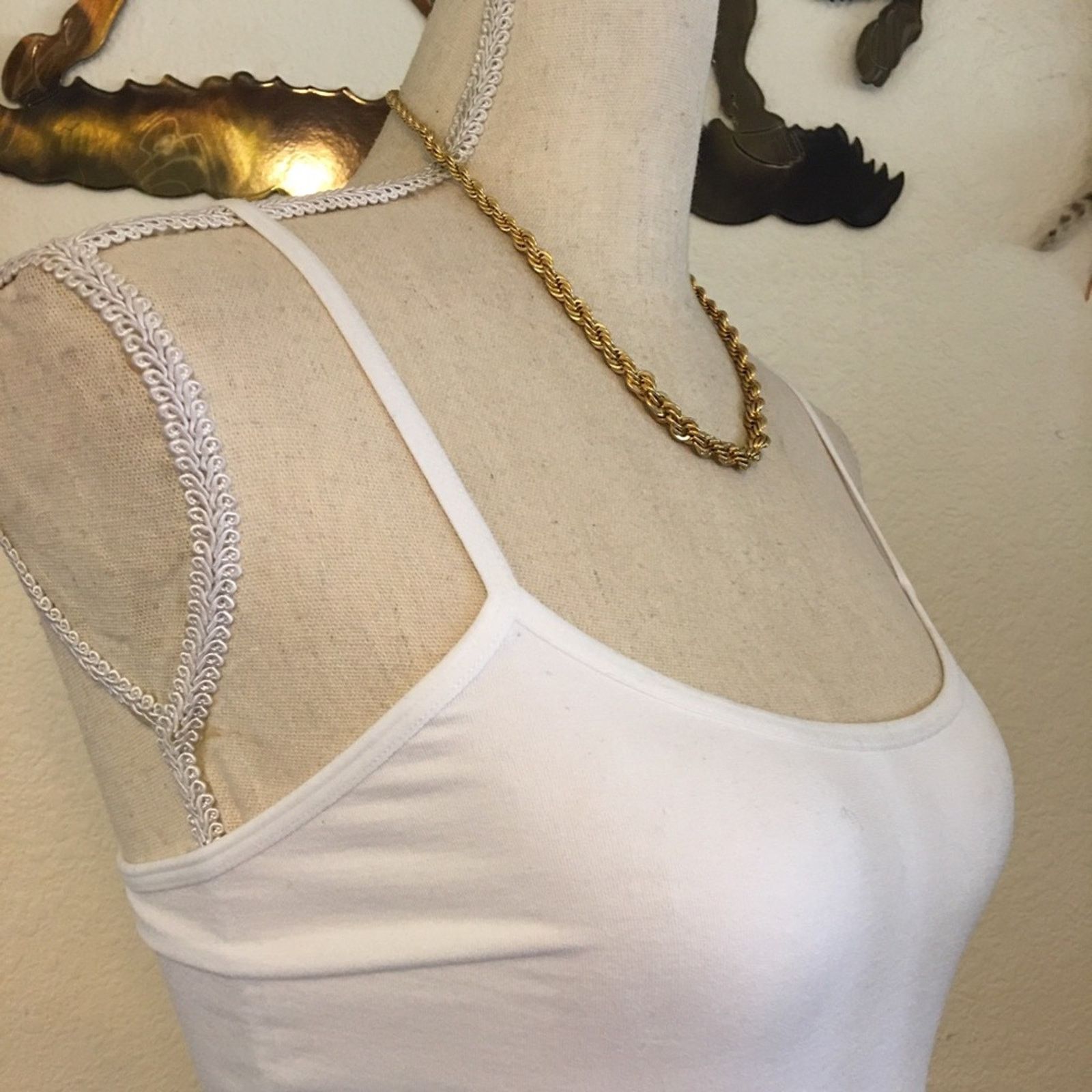 Jewelry Shiny gold tone twisted rope chain necklace Size ONE SIZE - 2 Thumbnail