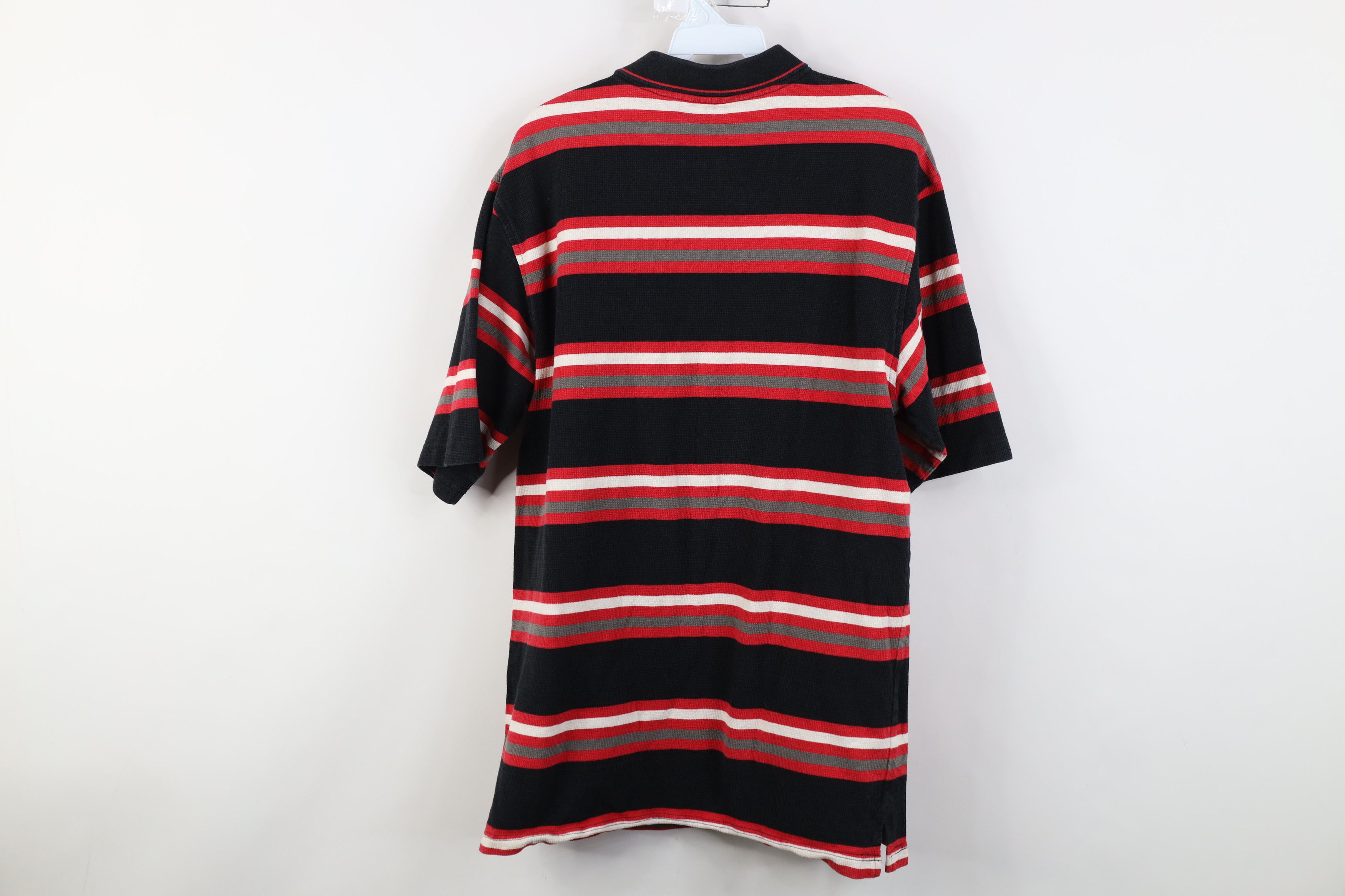 Southpole Vintage 90s Y2K Southpole Thermal Waffle Knit Golf Polo Size US L / EU 52-54 / 3 - 11 Thumbnail