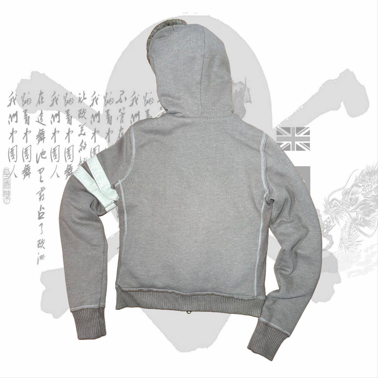 HYDROGEN Hydrogen - Vintage Y2K Fur Zip Up Hoodie Size US S / EU 44-46 / 1 - 2 Thumbnail