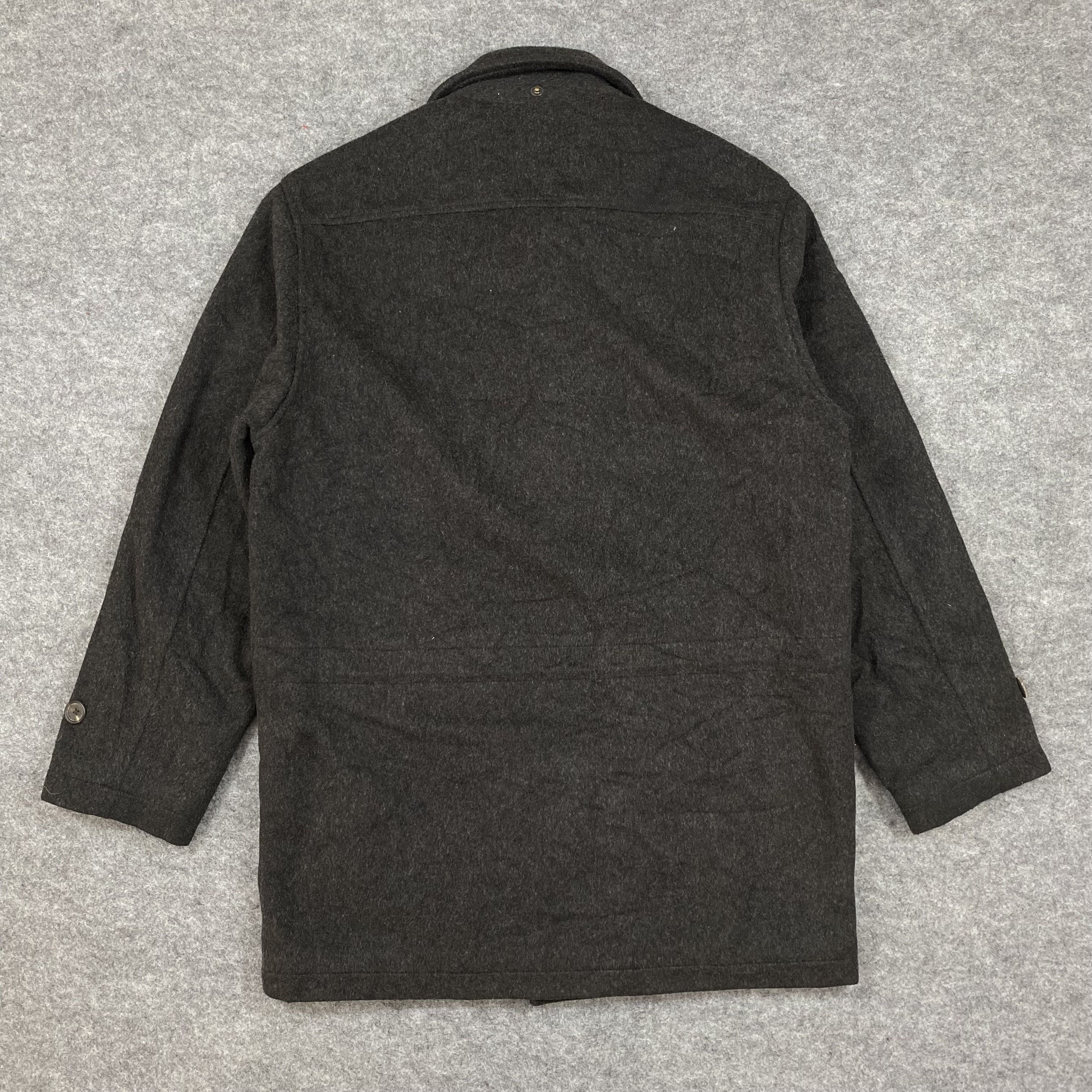 RRL Ralph Lauren vintage 90s polo ralph lauren wool trench coat jacket-J546 Size US M / EU 48-50 / 2 - 3 Thumbnail