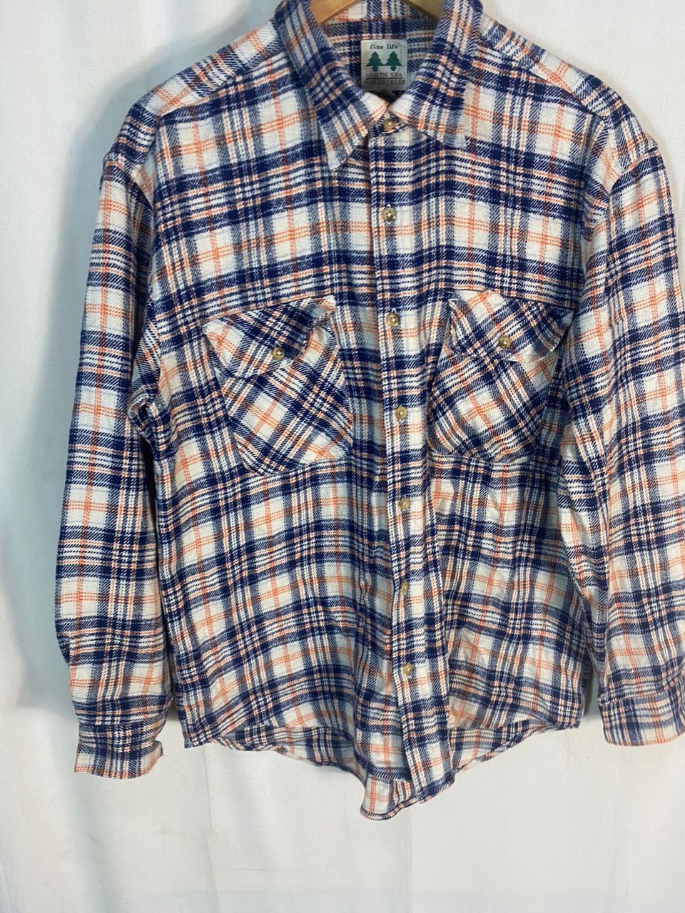 Flannel × Japanese Brand North sea ancestress flannel button up shirt Size US M / EU 48-50 / 2 - 3 Thumbnail