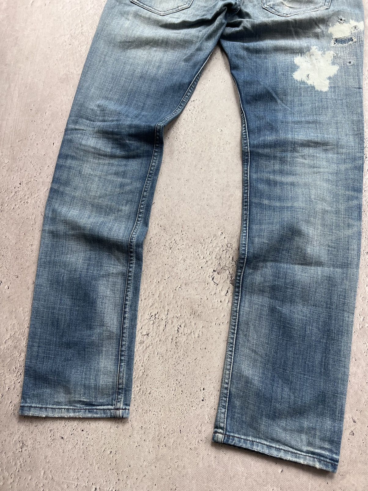 Andy Warhol × Japanese Brand Y2K Andy Warhol Pepe Jeans Art cargo JEANS Rare Retro Hype Size US 31 - 14 Thumbnail