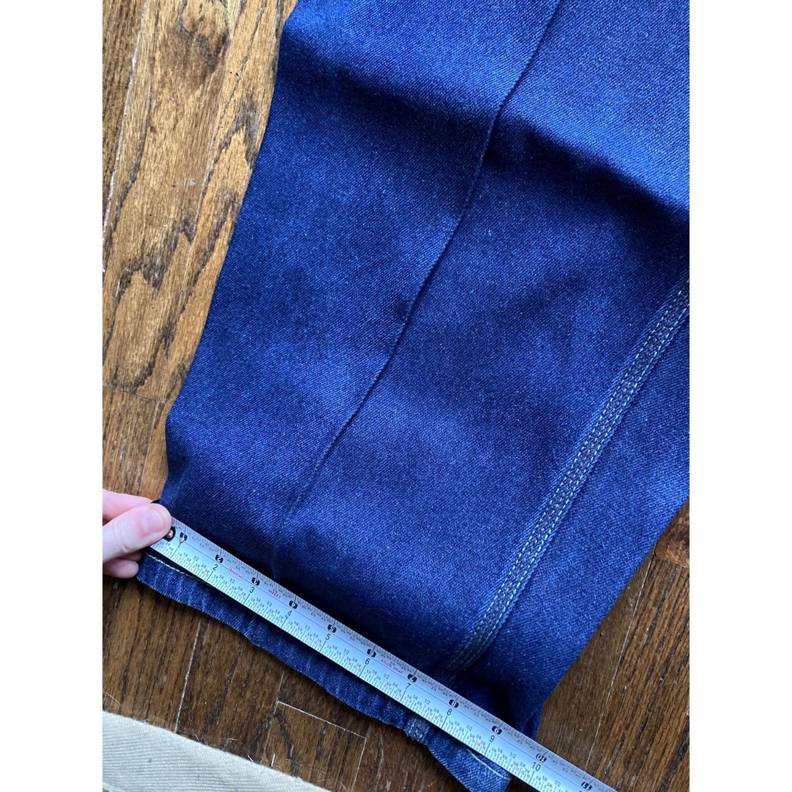 Rocawear VTG Rocawear Jeans Mens Size 44x34 Denim Blue 5-Pocket Regular Hip Hop Wide-Leg Y2K Baggy Linen Blend Statement Fit: Regular Men's Jeans Size US 44 / EU 60 - 6 Thumbnail