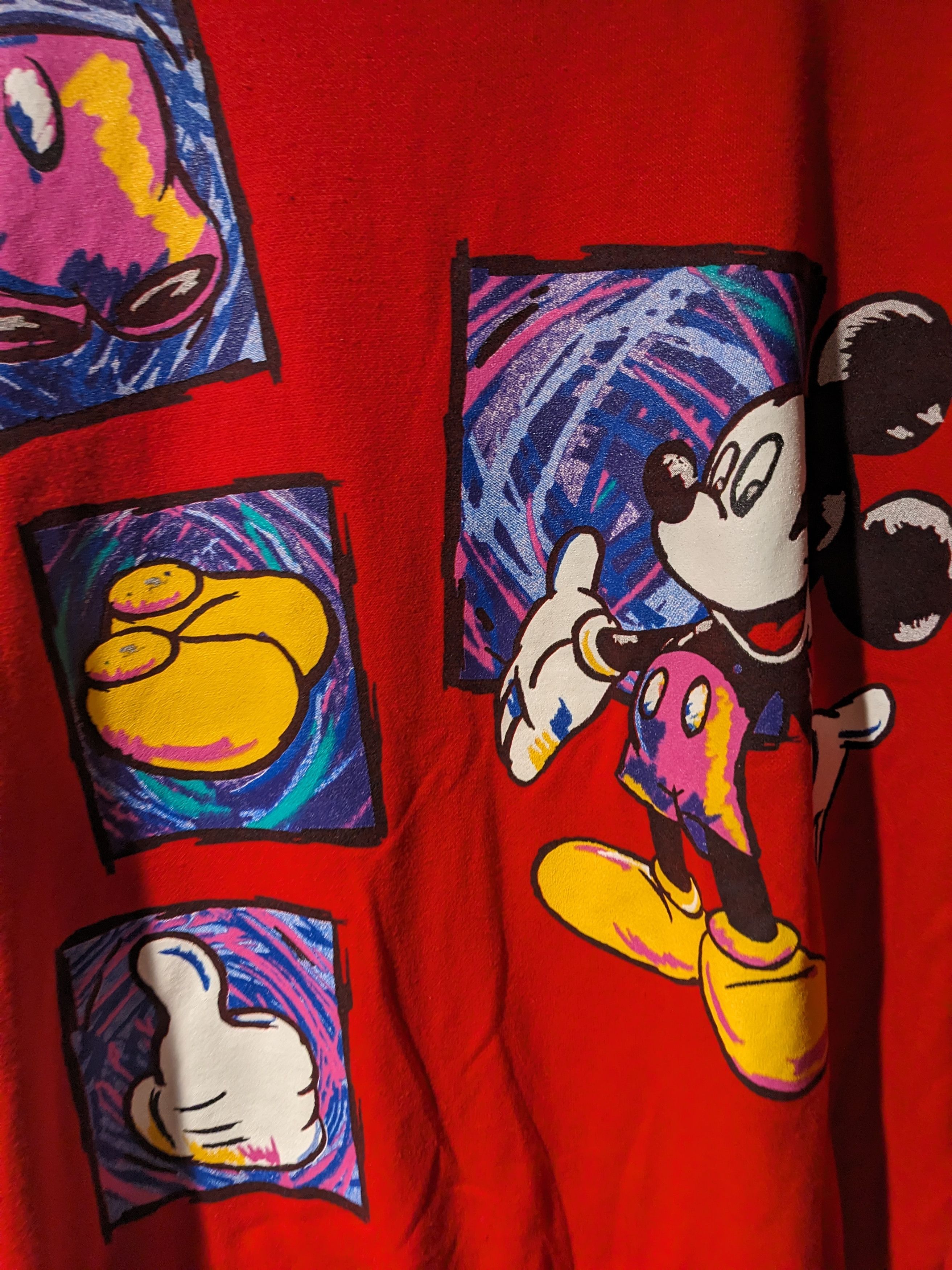 Mickey Unlimited Vintage 90s Disney Mickey Inc 18/20 Lightweight Sweatshirt Size US XL / EU 56 / 4 - 2 Thumbnail