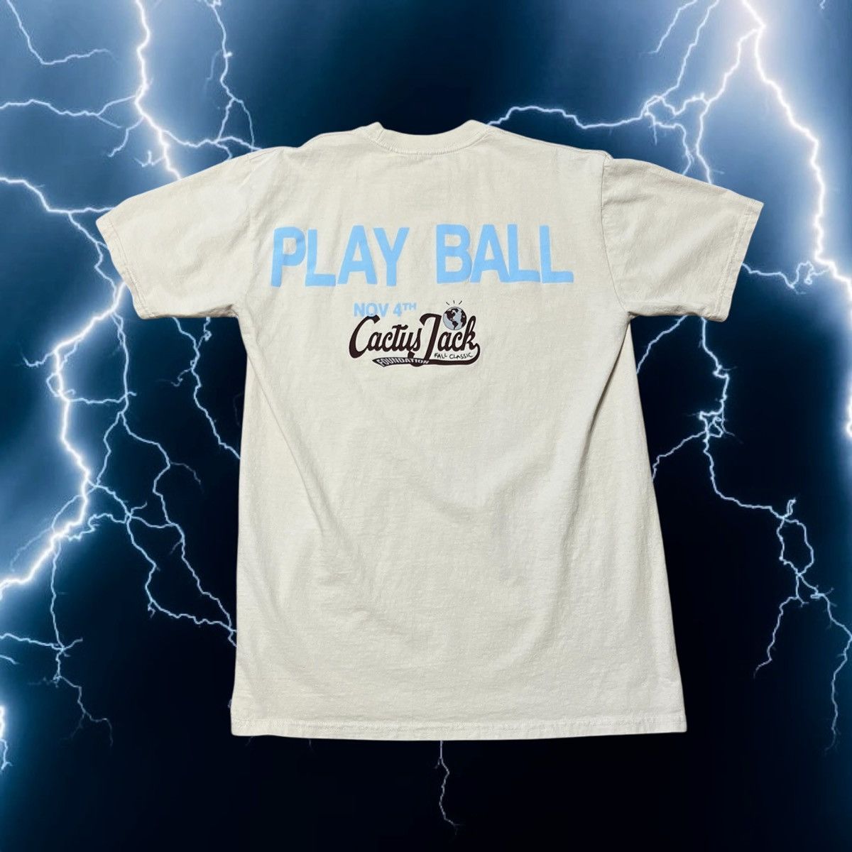 Travis Scott 2023 Cactus Jack Foundation Softball Classic Play Ball Tee Size US L / EU 52-54 / 3 - 2 Thumbnail