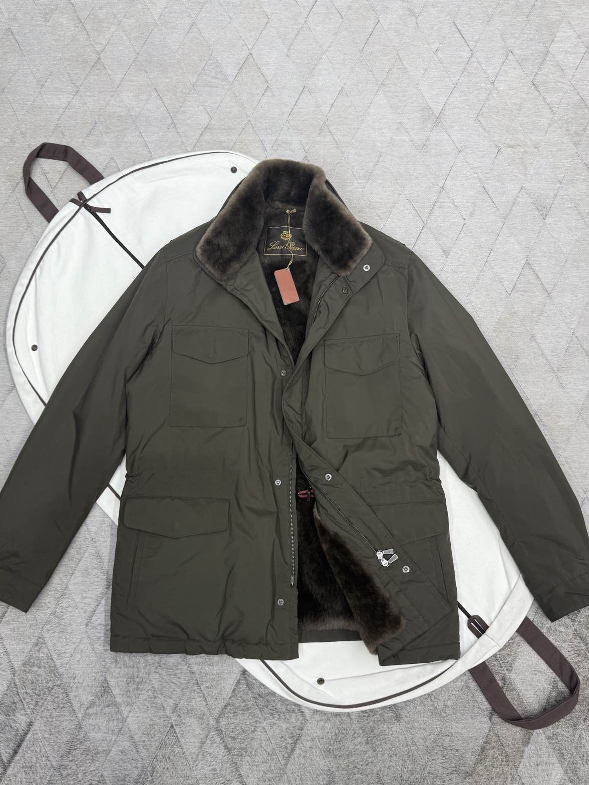 Loro Piana Loro Piana Fur Lined Field Jacket Size 52 Size US L / EU 52-54 / 3 - 1 Thumbnail