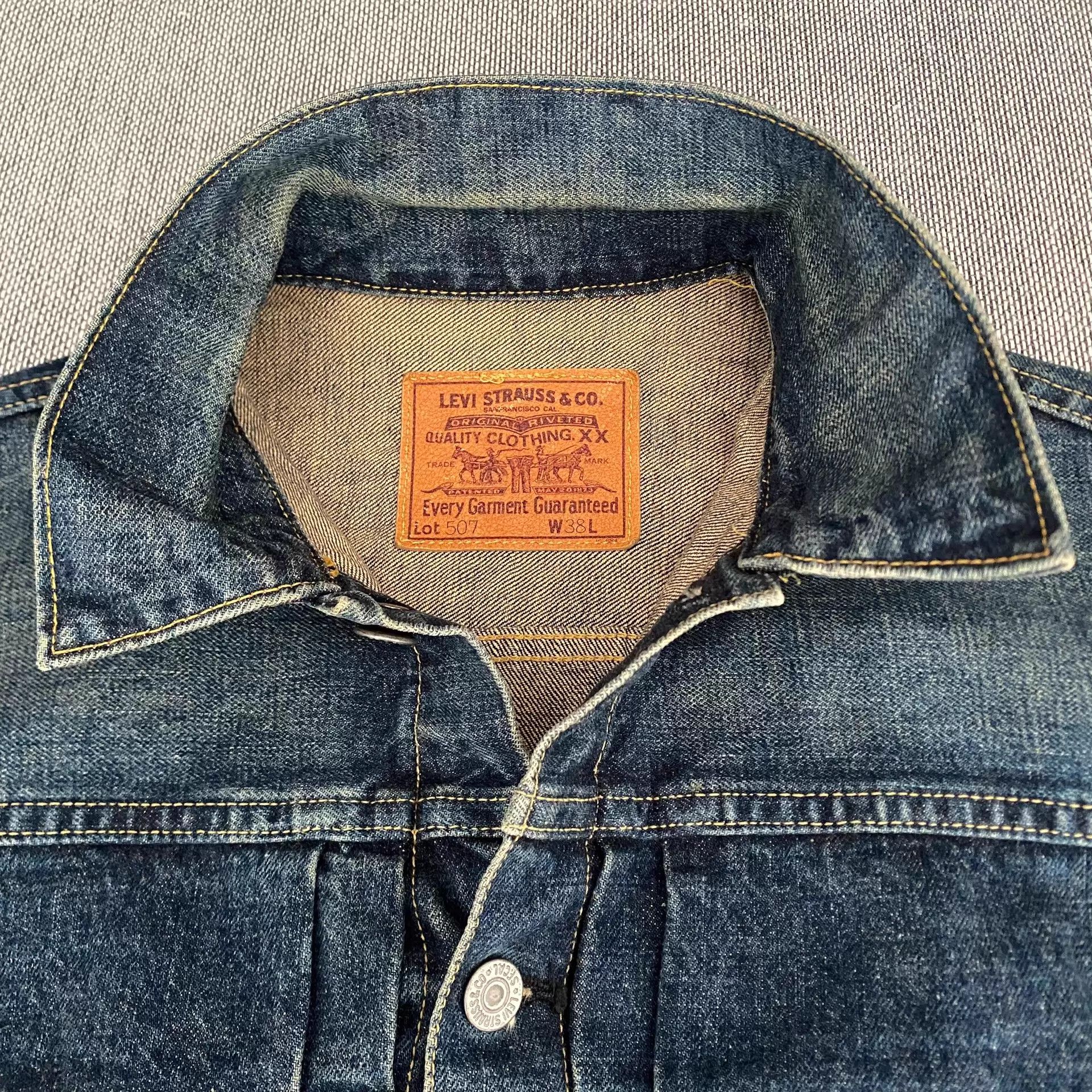 Levi's Levi's LVC 507 Type 2 J22 98' Washed Denim Jacket 38 Size US S / EU 44-46 / 1 - 3 Thumbnail