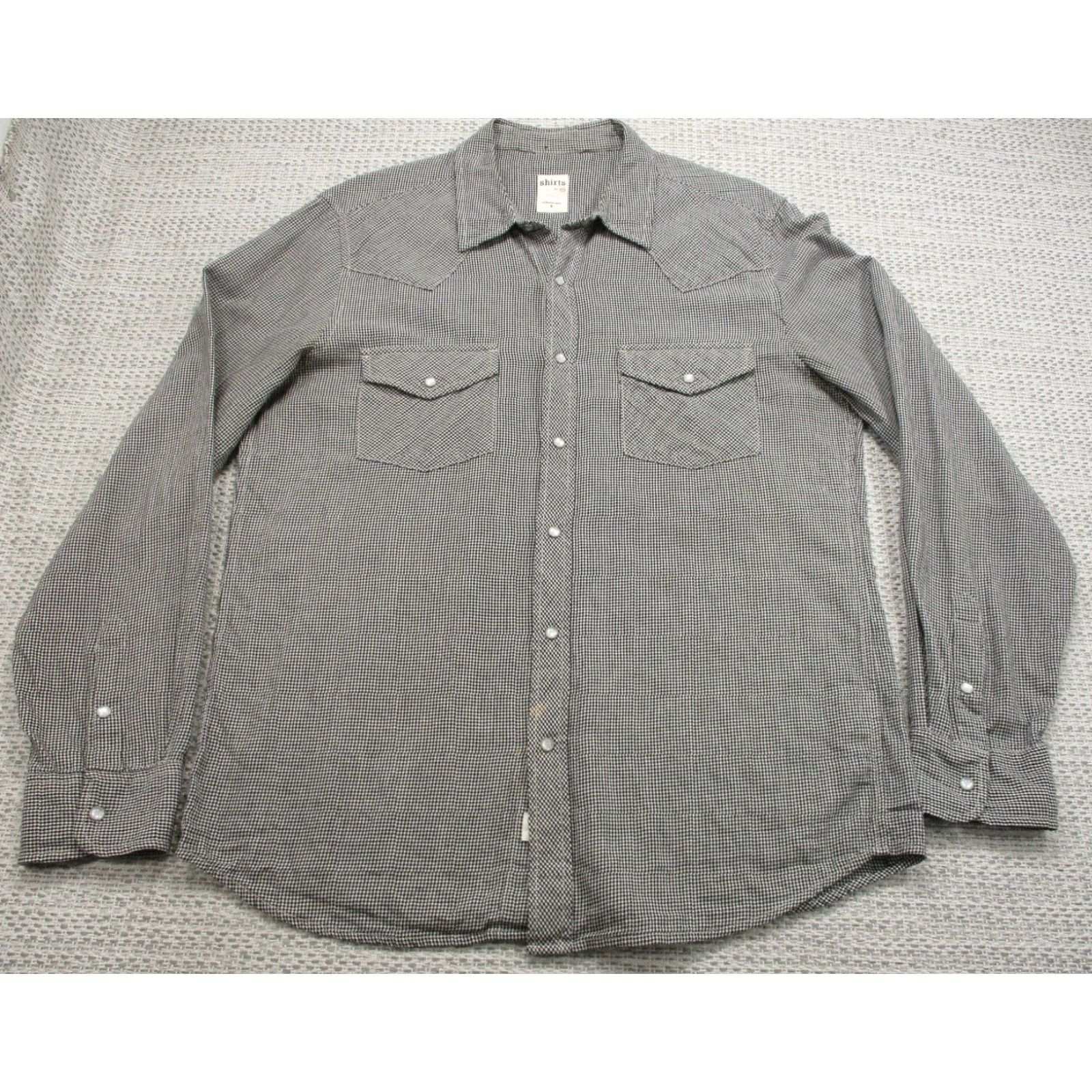 Vintage Shirts by AG Adriano Goldschmied Shirt Mens Large Long Sleeve Button Up Size US S / EU 44-46 / 1 - 2 Thumbnail