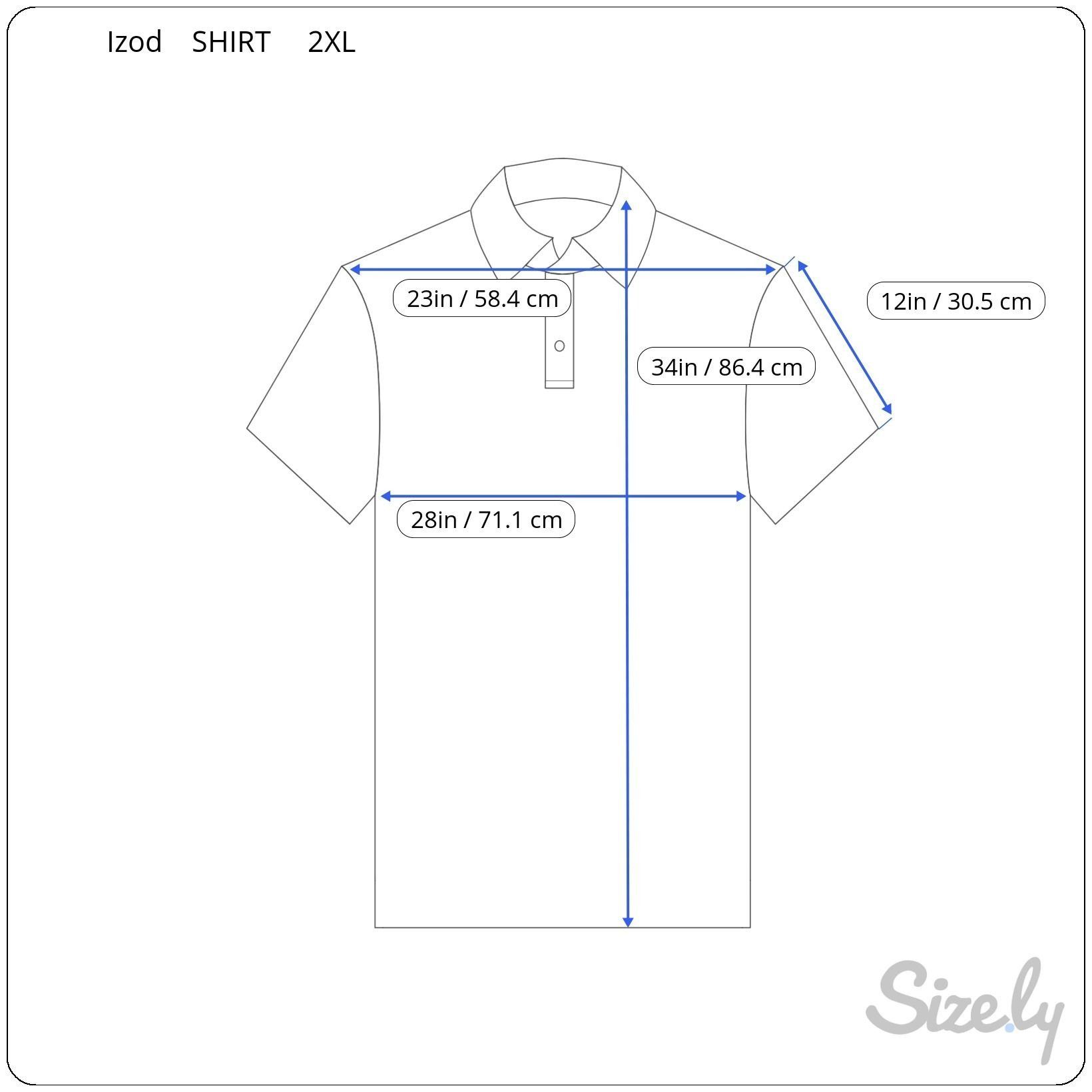 Izod Izod Mens Advantage Short Sleeve Solid Blue Golf 2XL Size US XXL / EU 58 / 5 - 8 Thumbnail