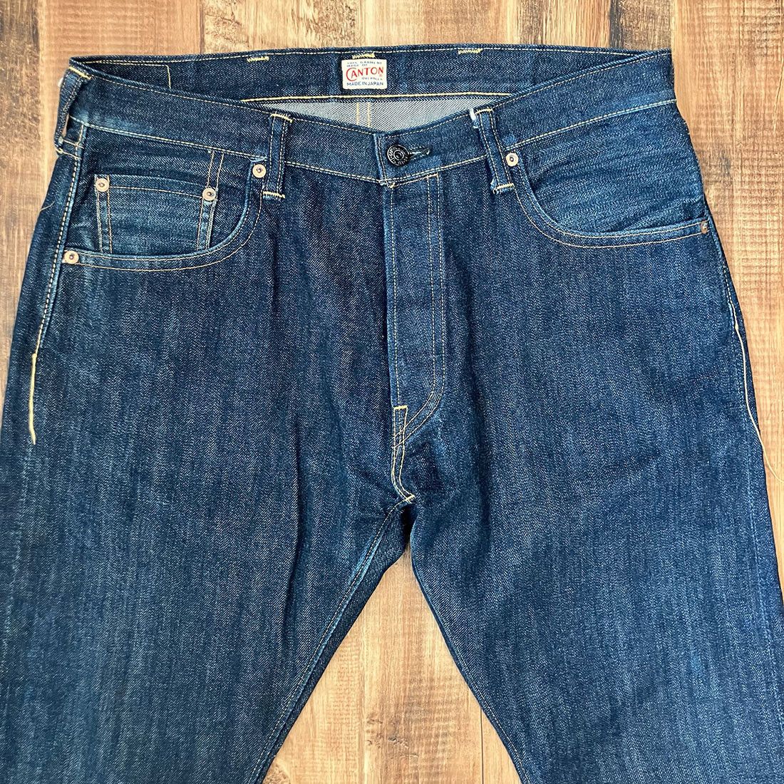 Japanese Brand CANTON OVERALLS 1963-106 W34 x L31 1966-type Tapered Size US 34 / EU 50 - 6 Thumbnail
