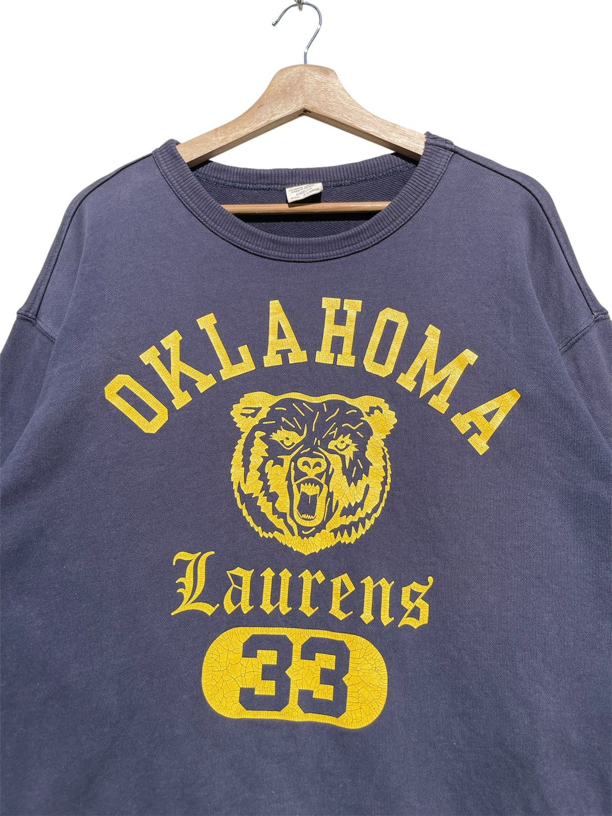 Champion RARE🔥 Vintage 90s Oklahoma Laurens American University Size US XL / EU 56 / 4 - 3 Thumbnail