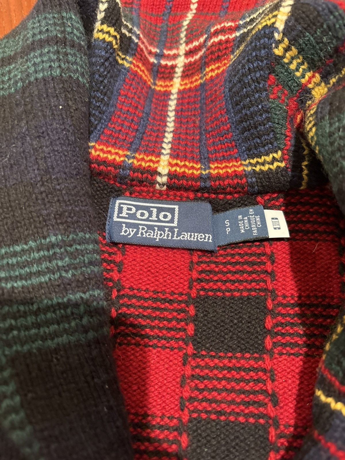Polo Ralph Lauren POLO RALPH LAUREN PATCHWORK CARDIGAN SMALL Size US S / EU 44-46 / 1 - 4 Thumbnail