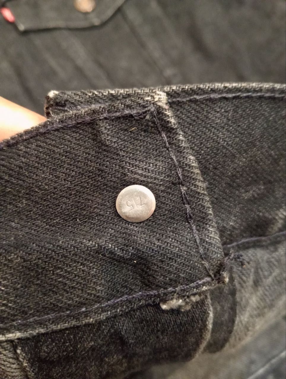 Levi's Vintage Clothing RARE VINTAGE 90s LEVI'S 70507 BLACK DENIM JACKET - SIZE XXL Size US XXL / EU 58 / 5 - 11 Thumbnail