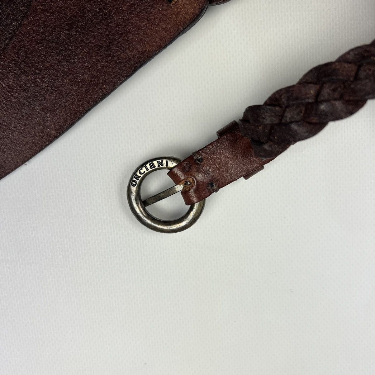Orciani Orciani leather woven belt Size ONE SIZE - 3 Thumbnail