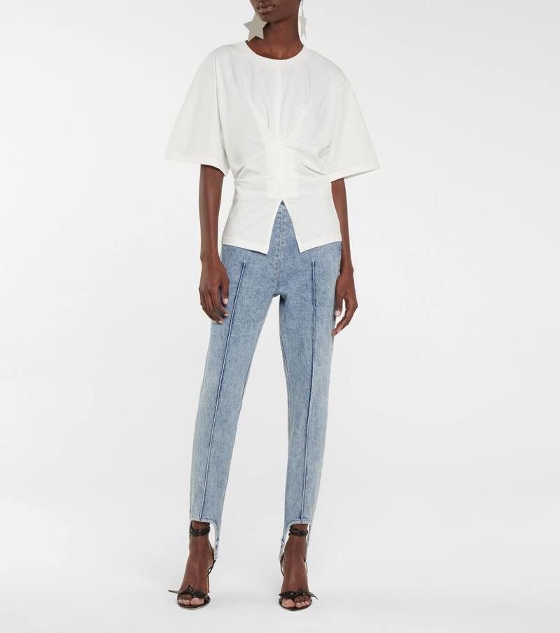 Isabel Marant Isabel Marant - Nanouli High-Rise Skinny Stirrup Jeans Size 26" / US 2 / IT 38 - 6 Thumbnail