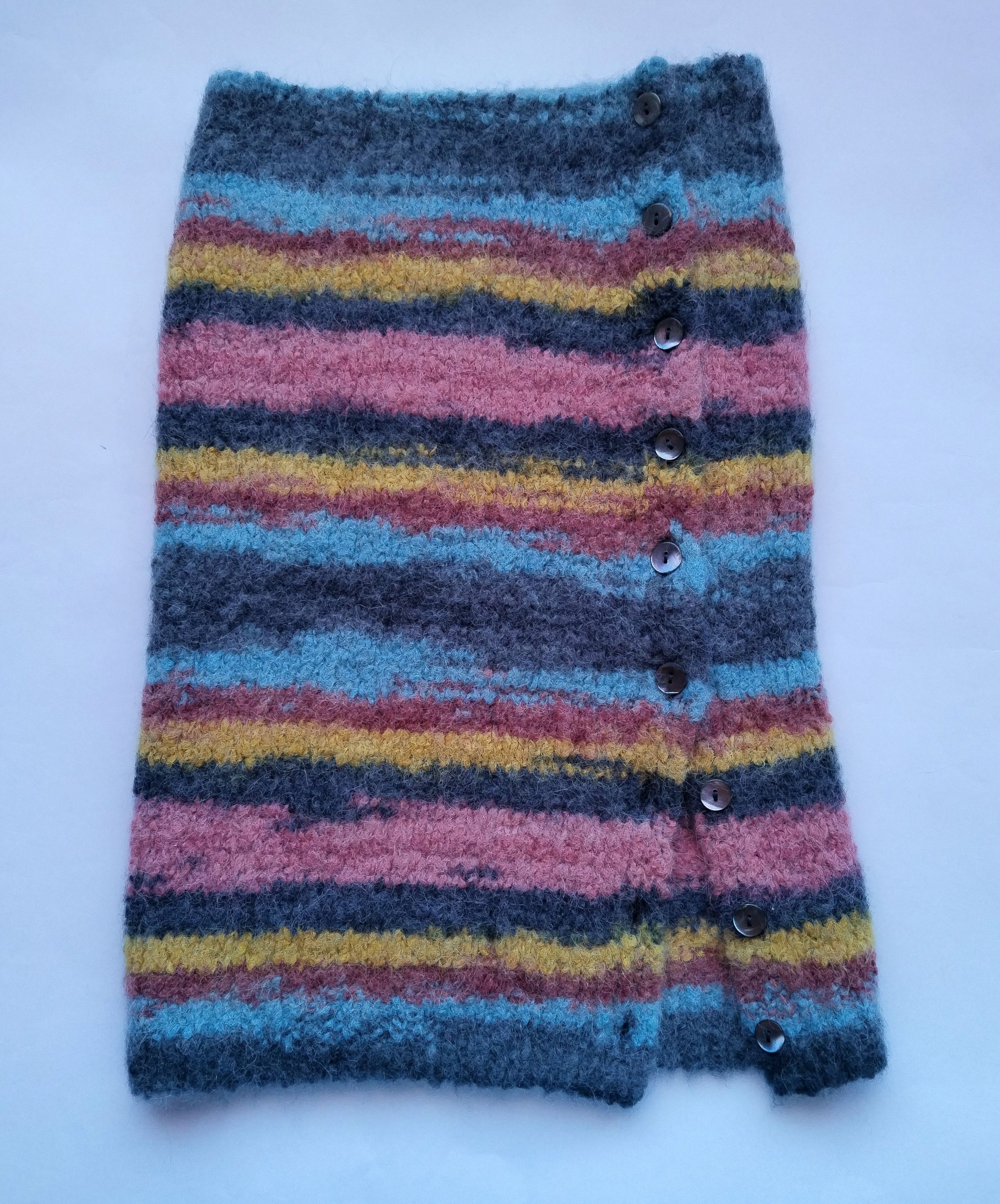 Gimaguas 'Amy' striped knit mini skirt Size 28" / US 6 / IT 42 - 4 Thumbnail