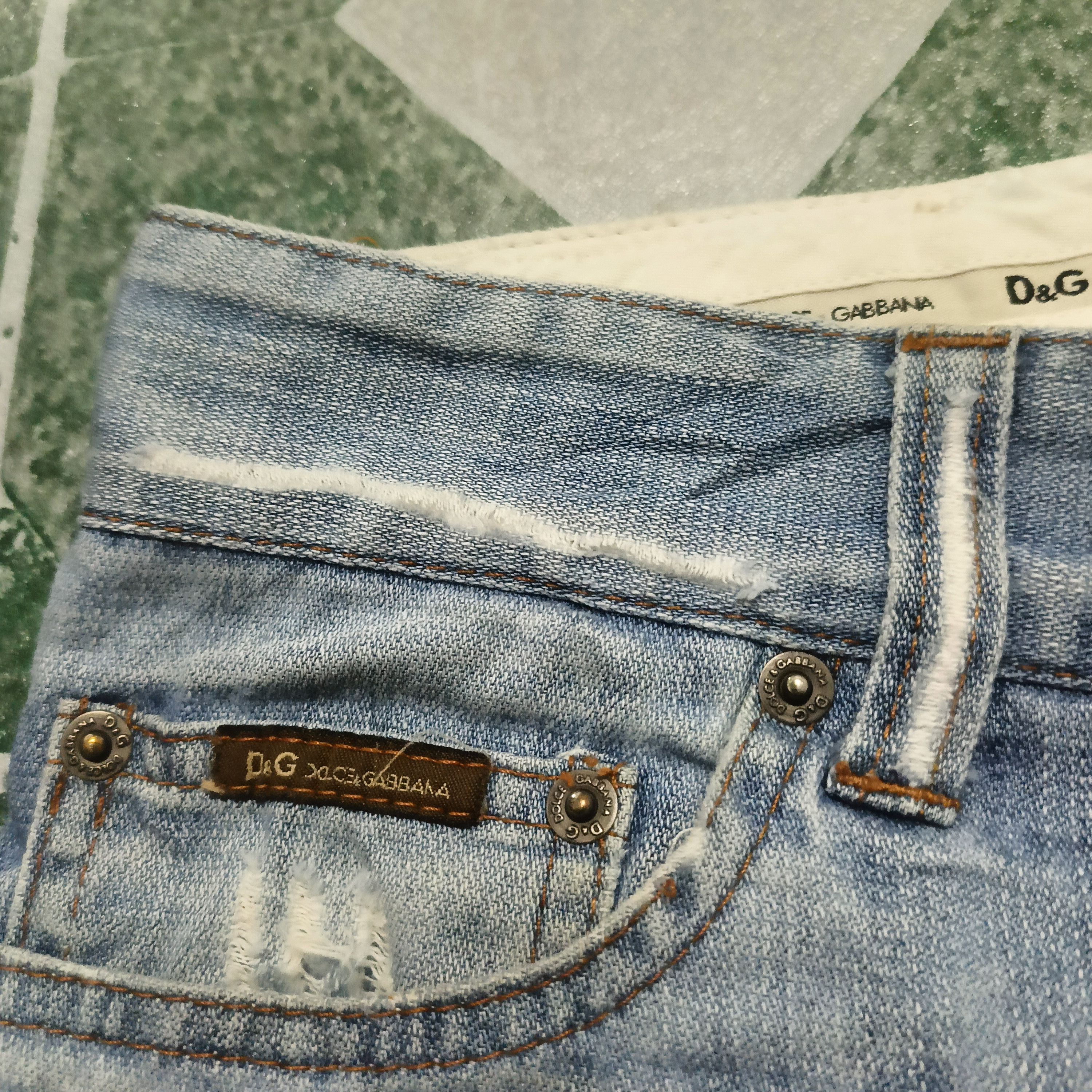 Dolce & Gabbana Dolce & Gabbana Distressed Jeans Size US 32 / EU 48 - 5 Thumbnail