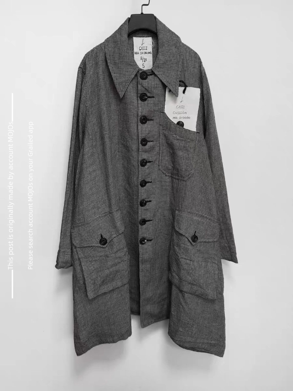 John Alexander Skelton Sz S John Alexander Skelton 23SS Hound Tooth Trench Jacket8 Size US S / EU 44-46 / 1 - 1 Thumbnail