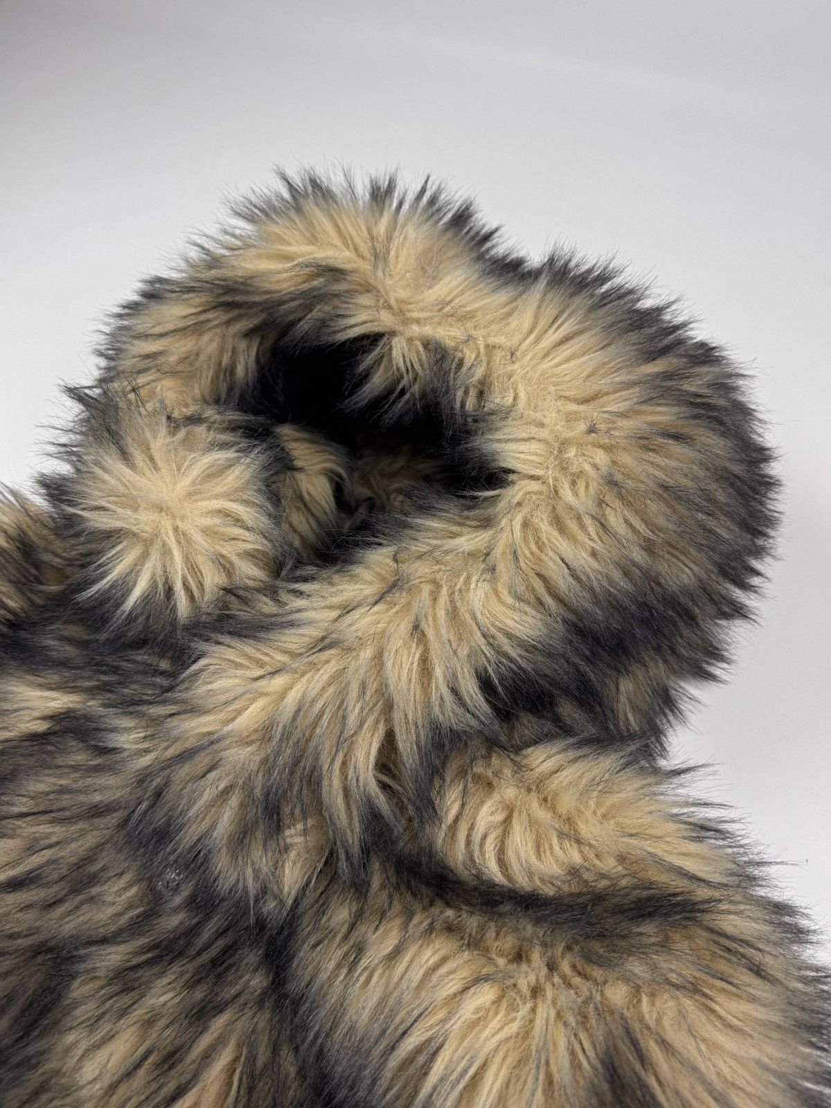 H&M × Paco Rabanne Rabanne x H&M Animal Print Faux Fur Hooded Jacket Size M / US 6-8 / IT 42-44 - 9 Thumbnail