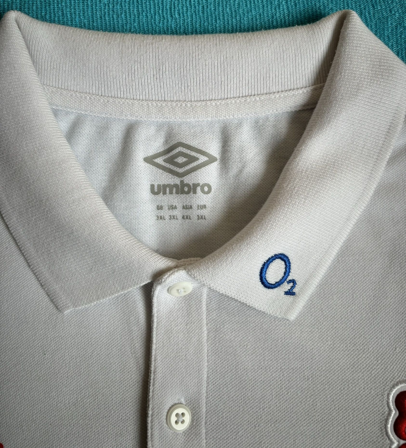 Umbro Polo England Rugby Umbro o2 size. 3XL Size US XXL / EU 58 / 5 - 9 Thumbnail