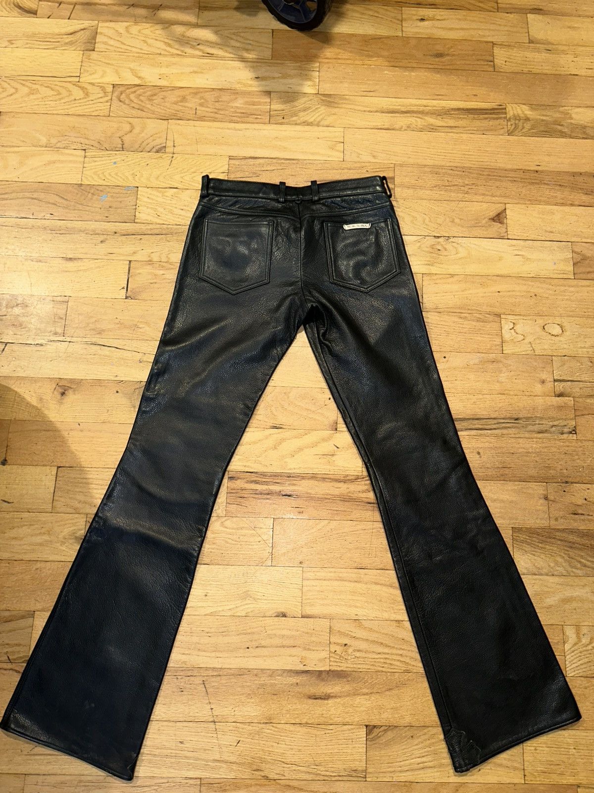 Chrome Hearts Chrome Hearts Leather Pants Size US 31 - 2 Thumbnail