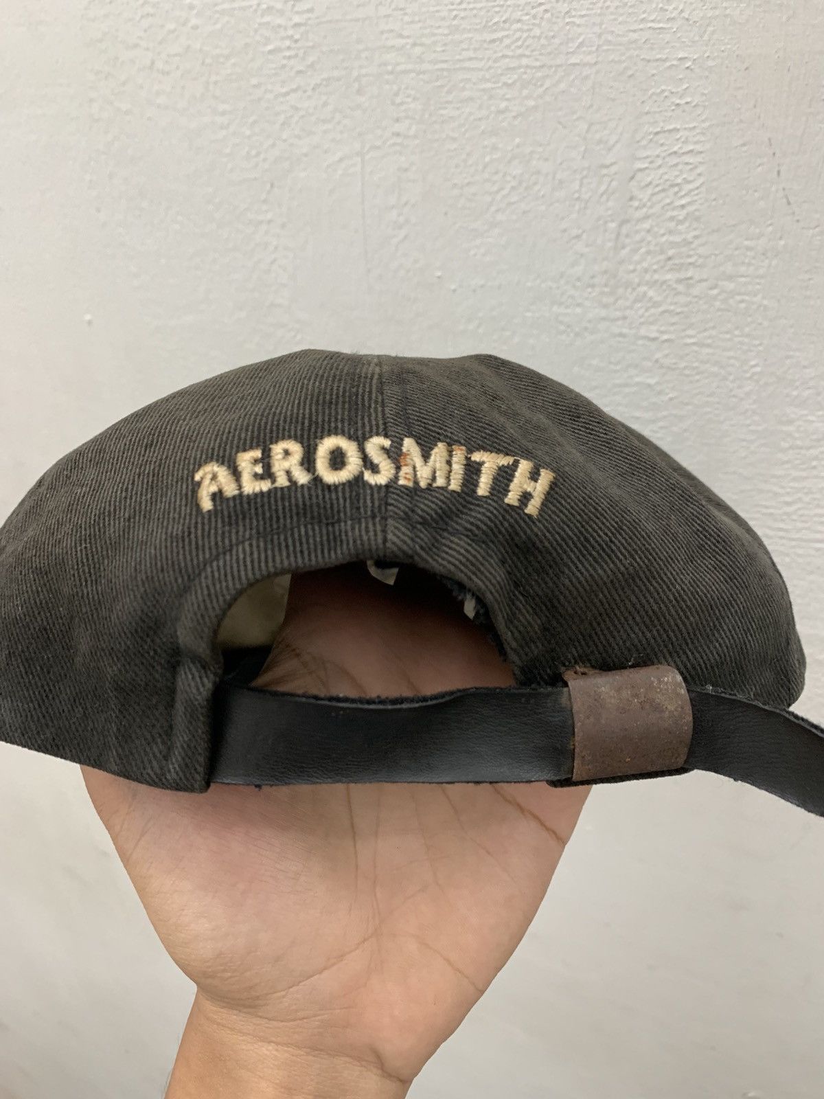 Vintage Vintage Aerosmith Hat Natural Faded 90’s Size ONE SIZE - 2 Thumbnail