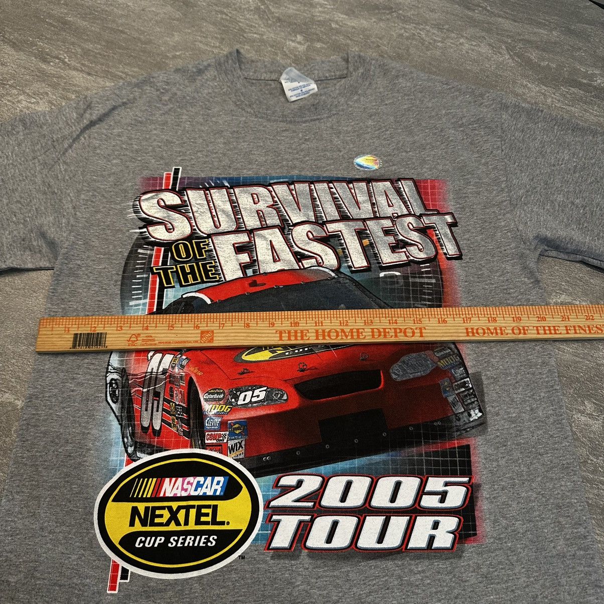 NASCAR × Vintage VTG NASCAR T Shirt 2005 Tour Survival Of Fastest Racing Size US M / EU 48-50 / 2 - 5 Thumbnail