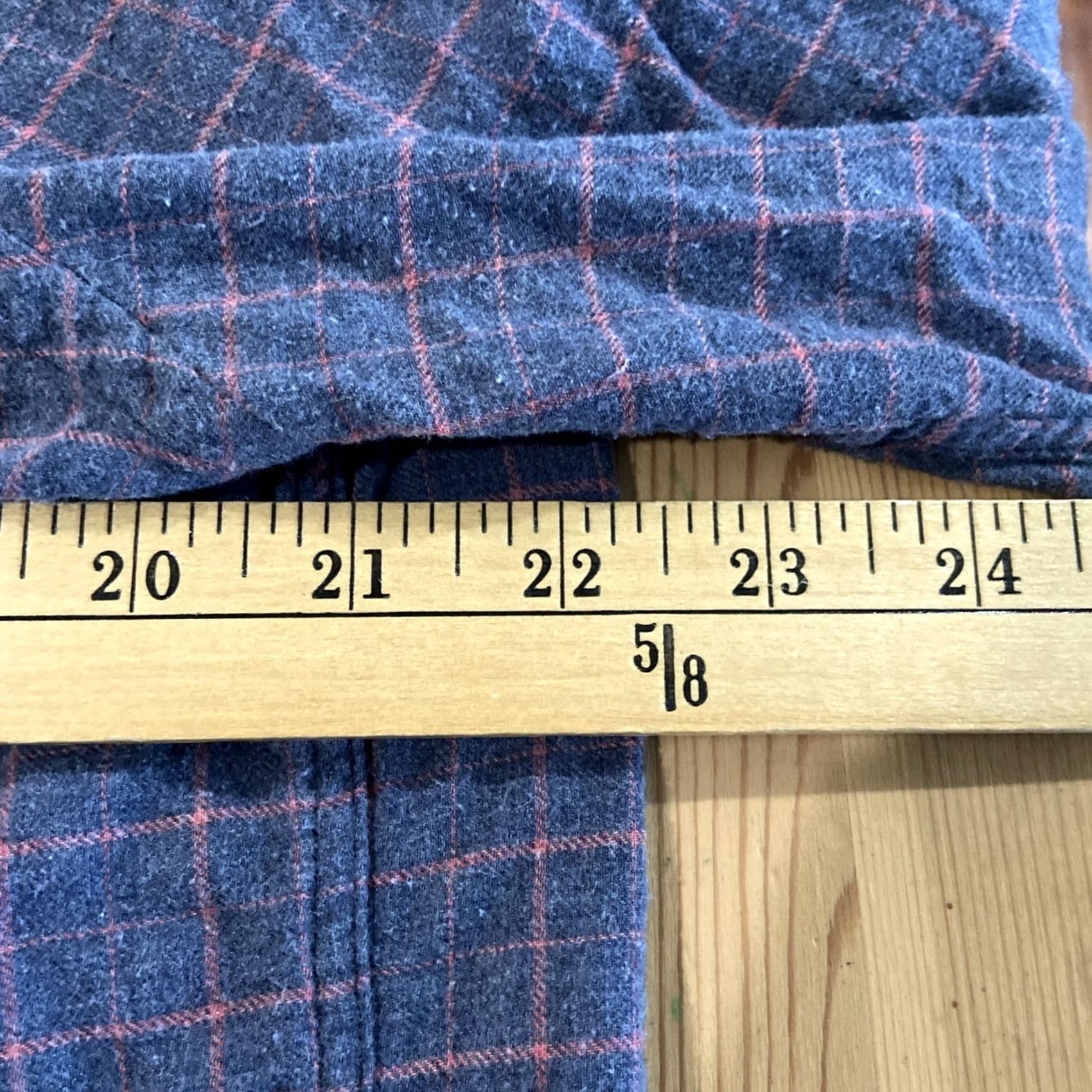Faherty Faherty Plaid Shirt Long Sleeve Button-Up Chest Pocket Mens XL Blue Red Grid Outdoors All Seasons Lightweight Casual / Vintage: No Size US XL / EU 56 / 4 - 4 Thumbnail