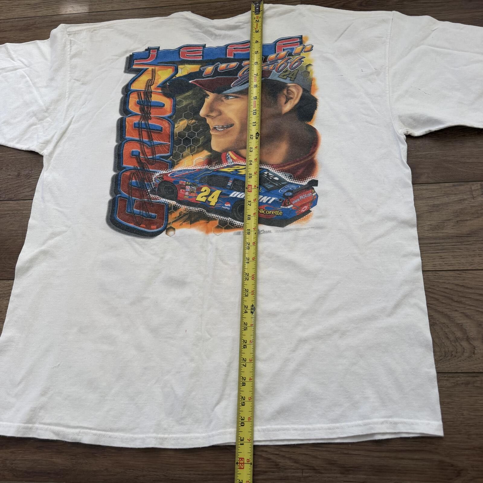 Chase Authentics Vintage Jeff Gordon Y2K NASCAR Racing Double Sided Shirt 2XL Size US XXL / EU 58 / 5 - 8 Thumbnail