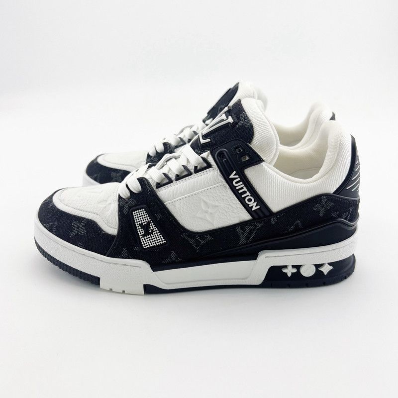 Louis Vuitton Louis Vuitton Trainer Panda Pattern Low-Top Sneakers 0079 Size US 6.5 / EU 39-40 - 1 Thumbnail