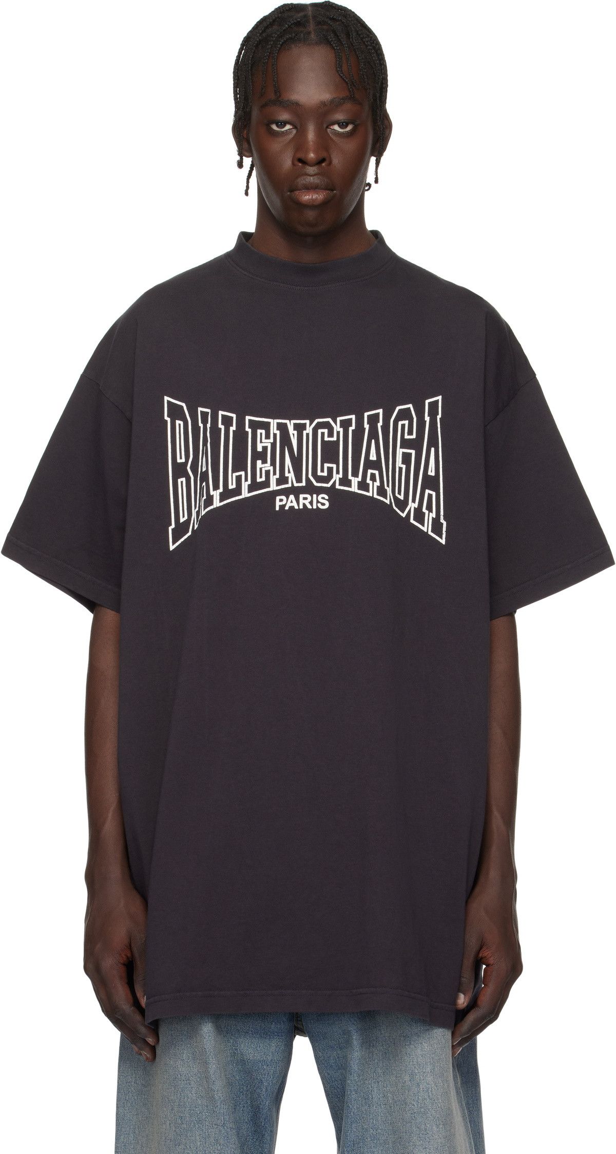 Balenciaga Black 'Balenciaga Boxing' Oversized T-shirt Size US XS / EU 42 / 0 - 1 Thumbnail