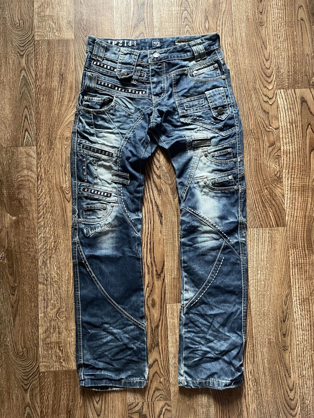 Japanese Brand Vintage JapRag Y2K Grunge Opium Jeans 30 Rare Size US 30 / EU 46 - 1 Thumbnail