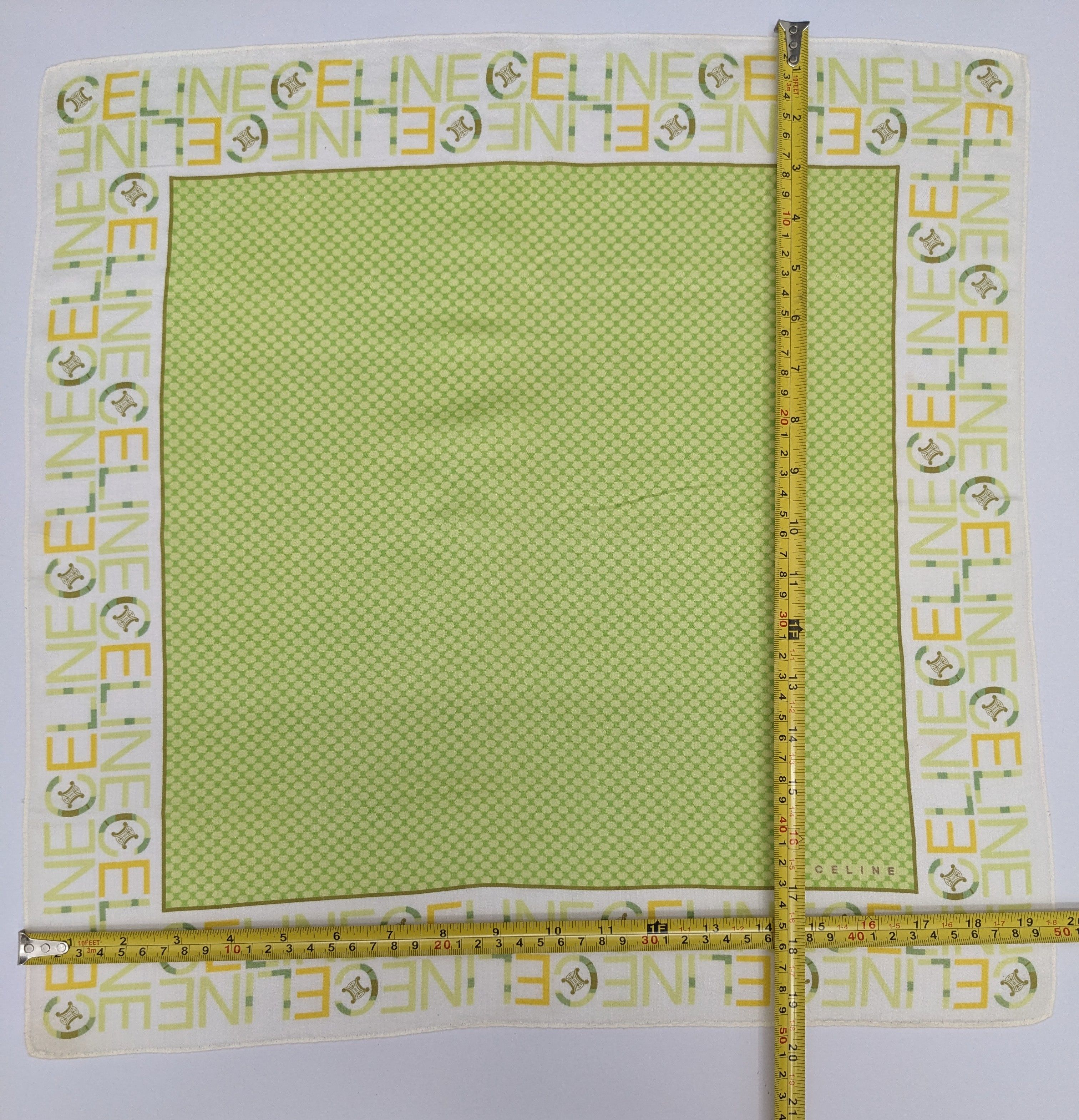 Celine CELINE PARIS MACADAM MONOGRAM HANDKERCHIEF Size ONE SIZE - 4 Thumbnail