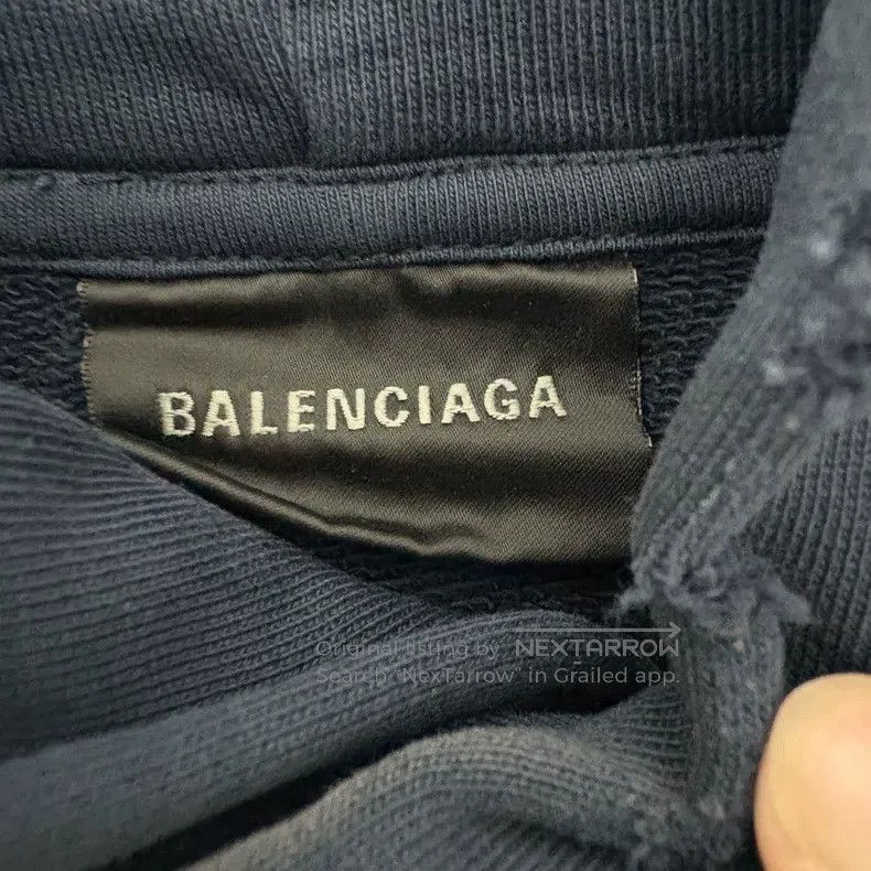 Balenciaga Balenciaga Logo Lettering Print Hoodie Size US S / EU 44-46 / 1 - 3 Thumbnail