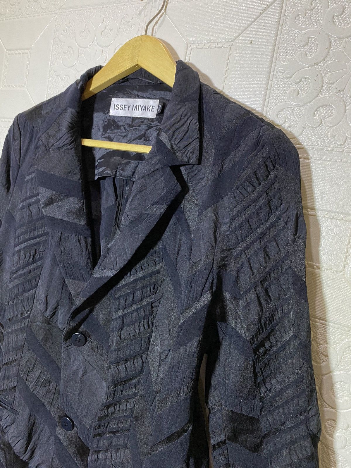 Issey Miyake × Japanese Brand × Pleats Please Issey Miyake 🔥ARCHIVED🔥Issey Miyake Pointed Collar Blazer Size M / US 6-8 / IT 42-44 - 5 Thumbnail