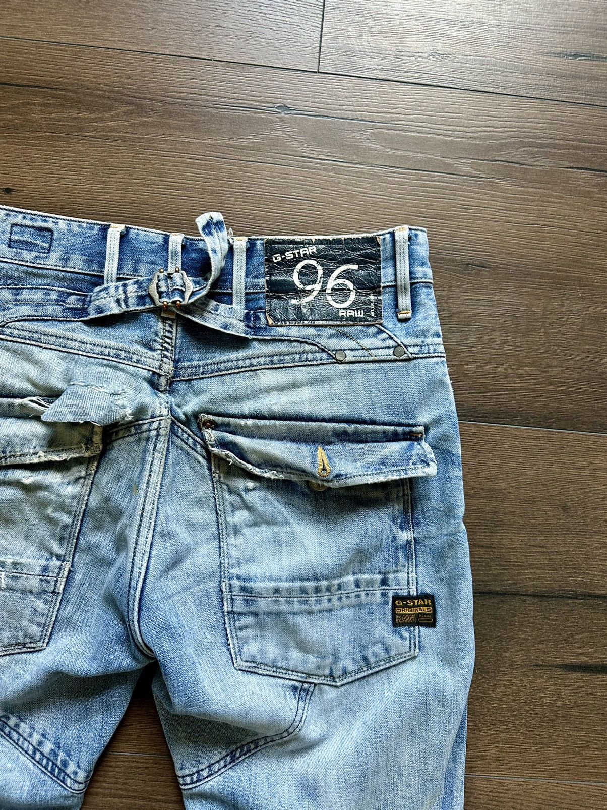 G-Star Vintage Gstar Raw Y2K Distressed Pants 96 Size US 34 / EU 50 - 16 Thumbnail