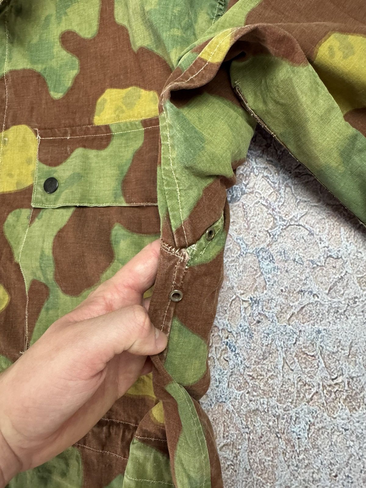 Vintage 1968 Italian Army San Marco M29 Paratrooper Camo Jacket Size US M / EU 48-50 / 2 - 13 Thumbnail