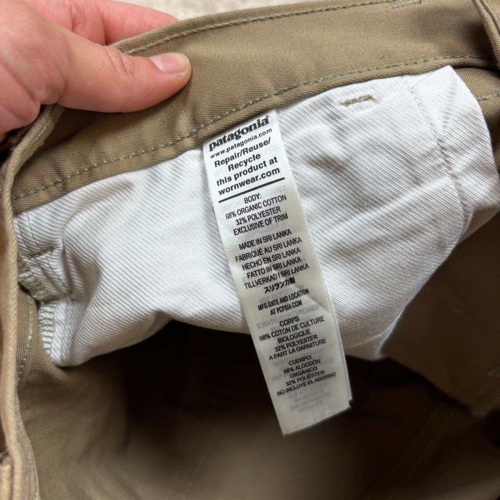 Patagonia Patagonia Twill Traveler 5 Pocket Pants Khaki Men's 30x30 Size US 30 / EU 46 - 8 Thumbnail