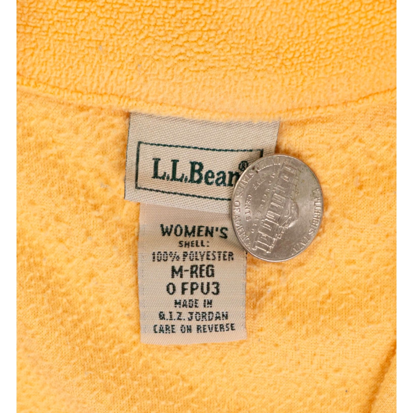 Vintage VINTAGE L.L. Bean Fleece Pullover Women's Regular Size M 1/2 Zip Orange 90s Outdoor Hiking Sweatshirt Ladies Size M / US 6-8 / IT 42-44 - 3 Thumbnail
