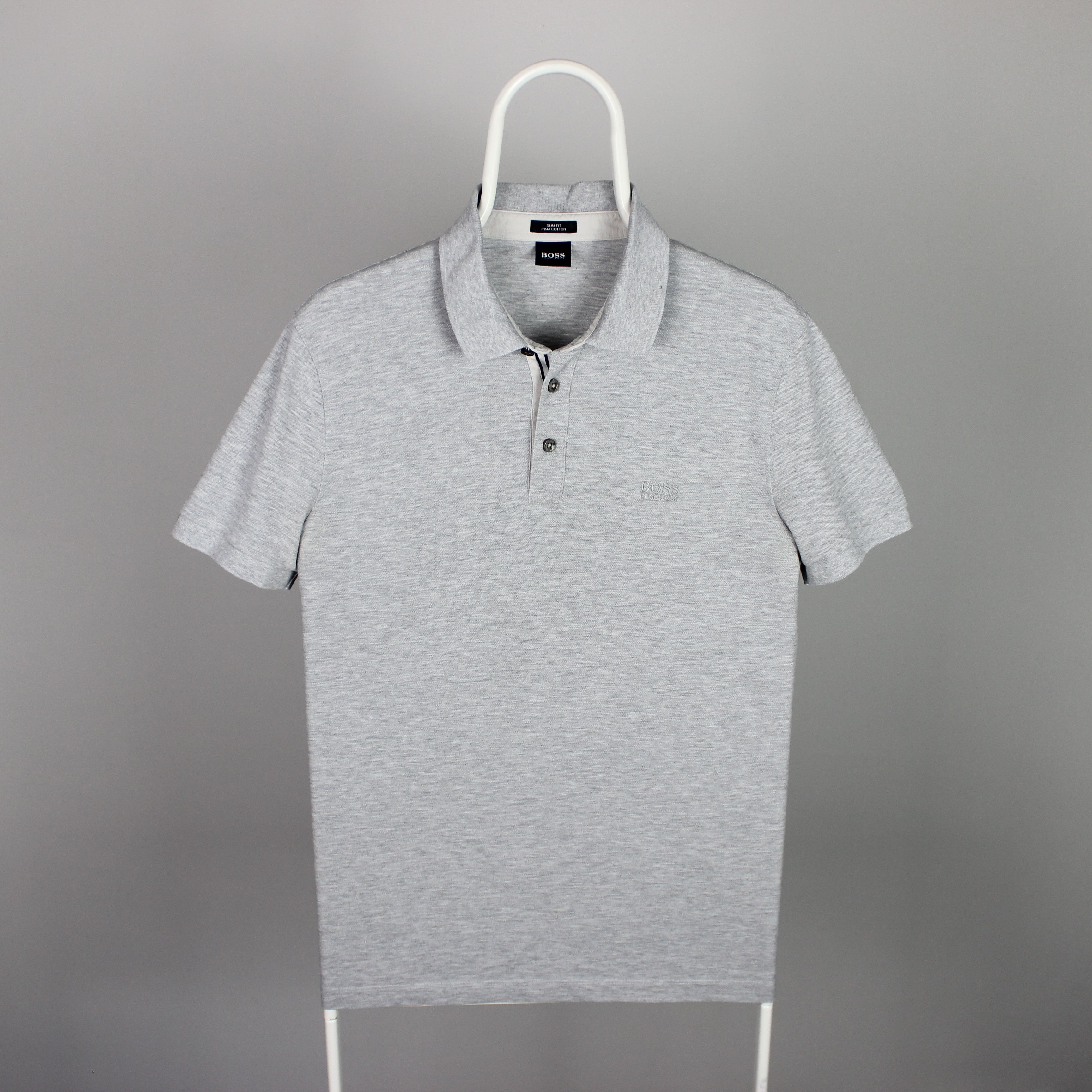 Hugo Boss Hugo Boss polo shirt men cotton gray M L Size US L / EU 52-54 / 3 - 8 Thumbnail