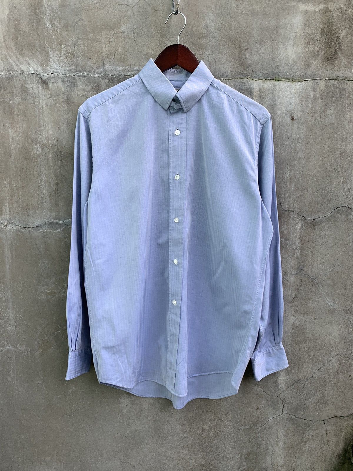 Hermes Striped Business Shirt Size US M / EU 48-50 / 2 - 1 Thumbnail