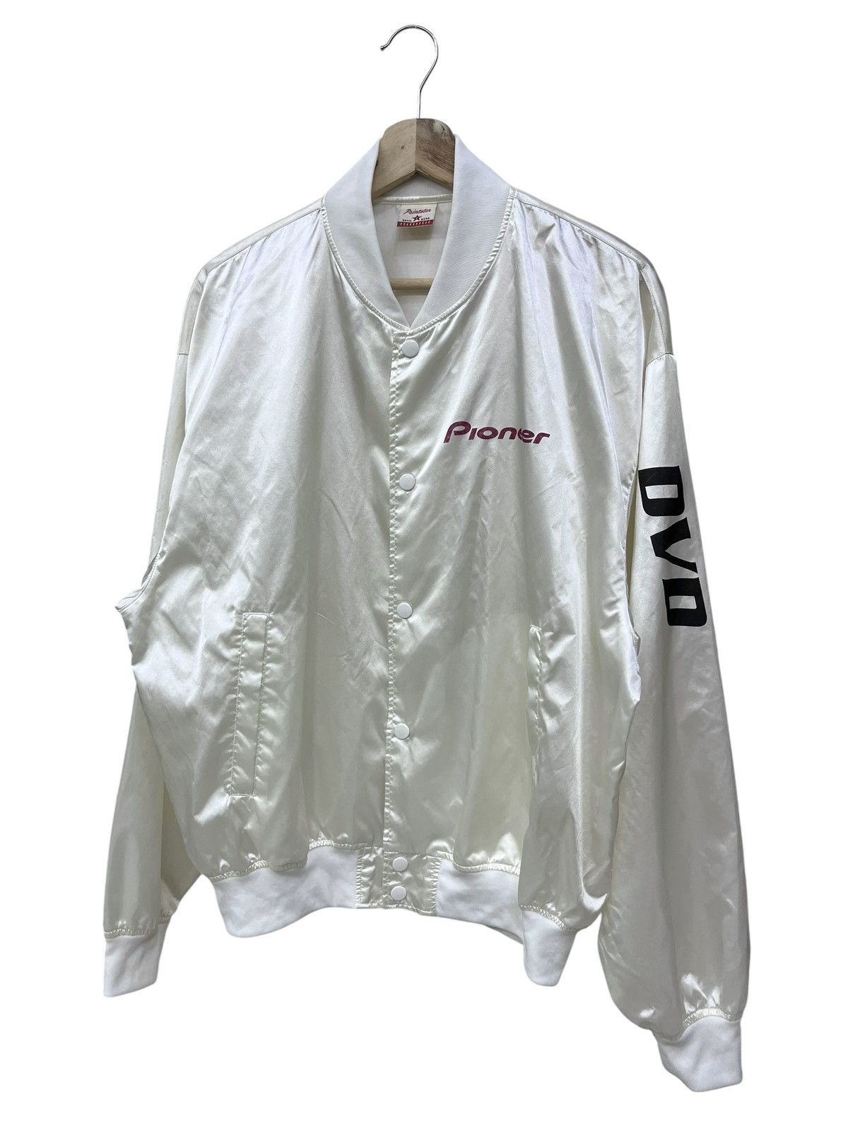 Vintage VINTAGE PIONEER DVD SATIN BOMBER JACKET JPN EXCLUSIVE GRAIL Size US M / EU 48-50 / 2 - 2 Thumbnail