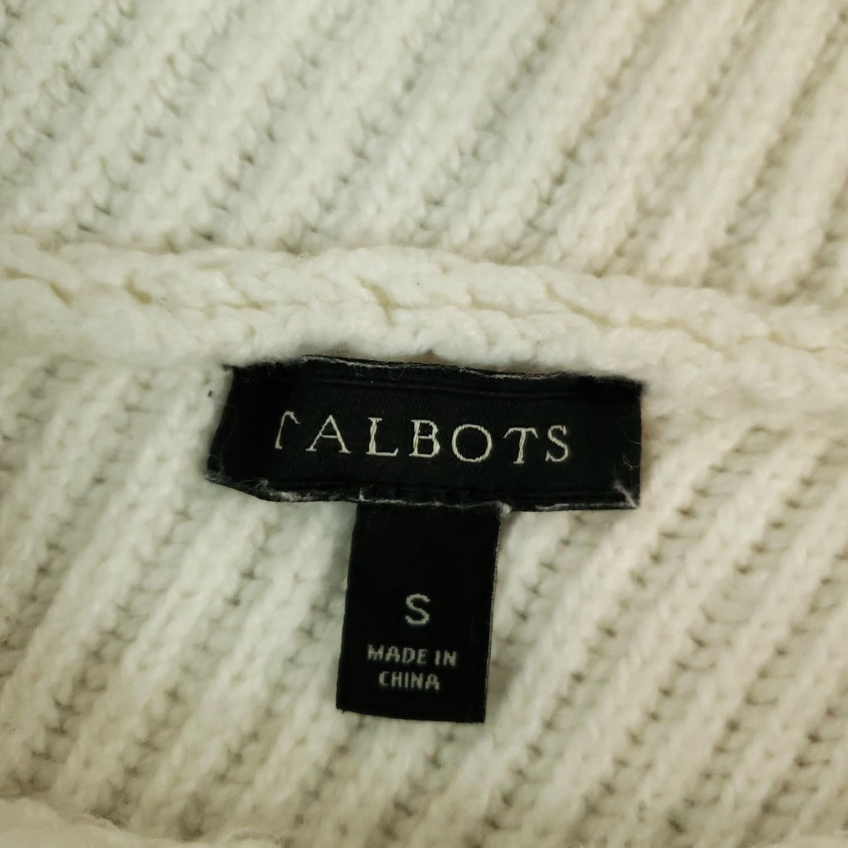 Talbots Talbots Sweater Womens Small White High Neck Long Sleeve Knit Pullover Casual Size S / US 4 / IT 40 - 5 Thumbnail