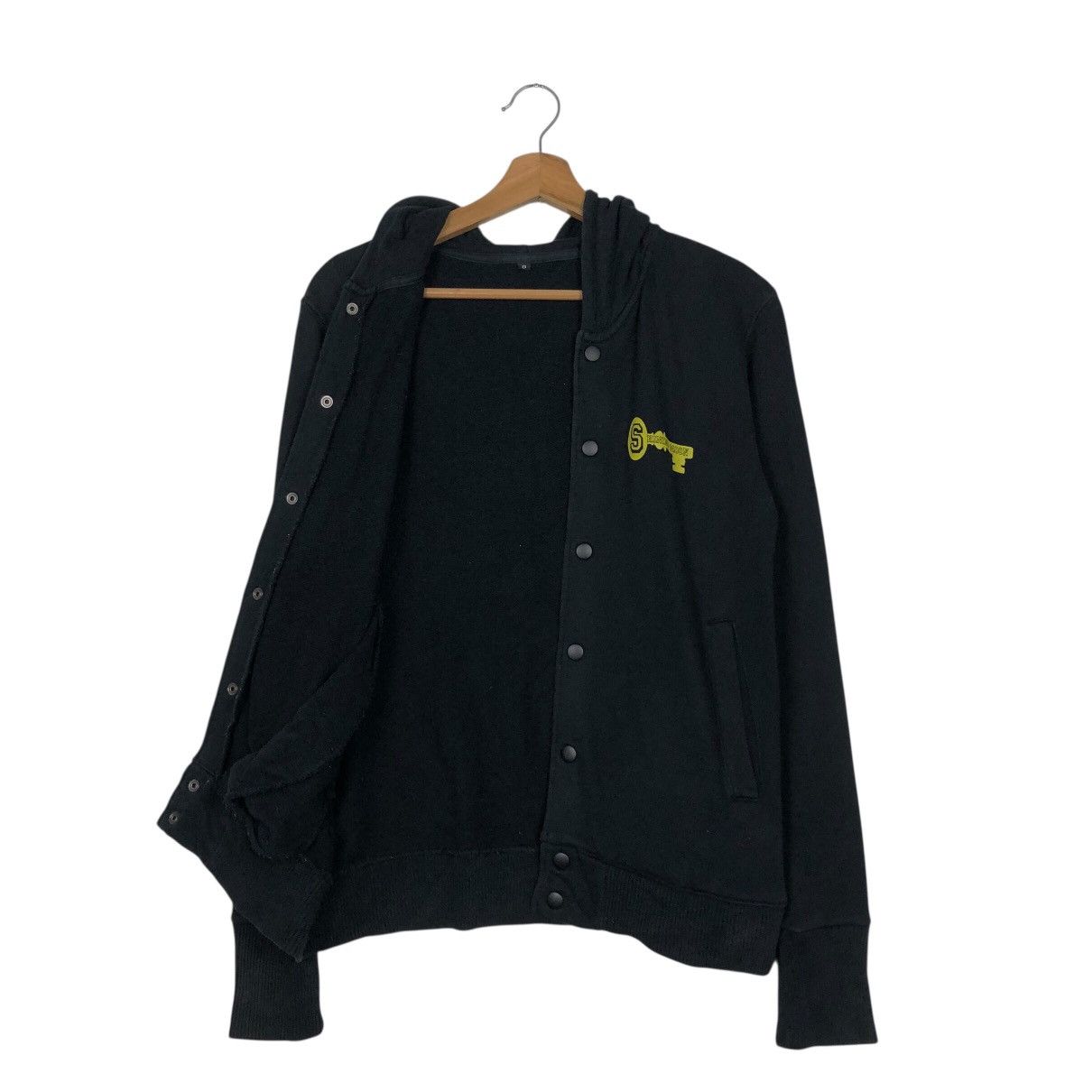 Japanese Brand Superfly Owl “Live Force” Keyhole Graphic Hoodie – Black Size US S / EU 44-46 / 1 - 13 Thumbnail