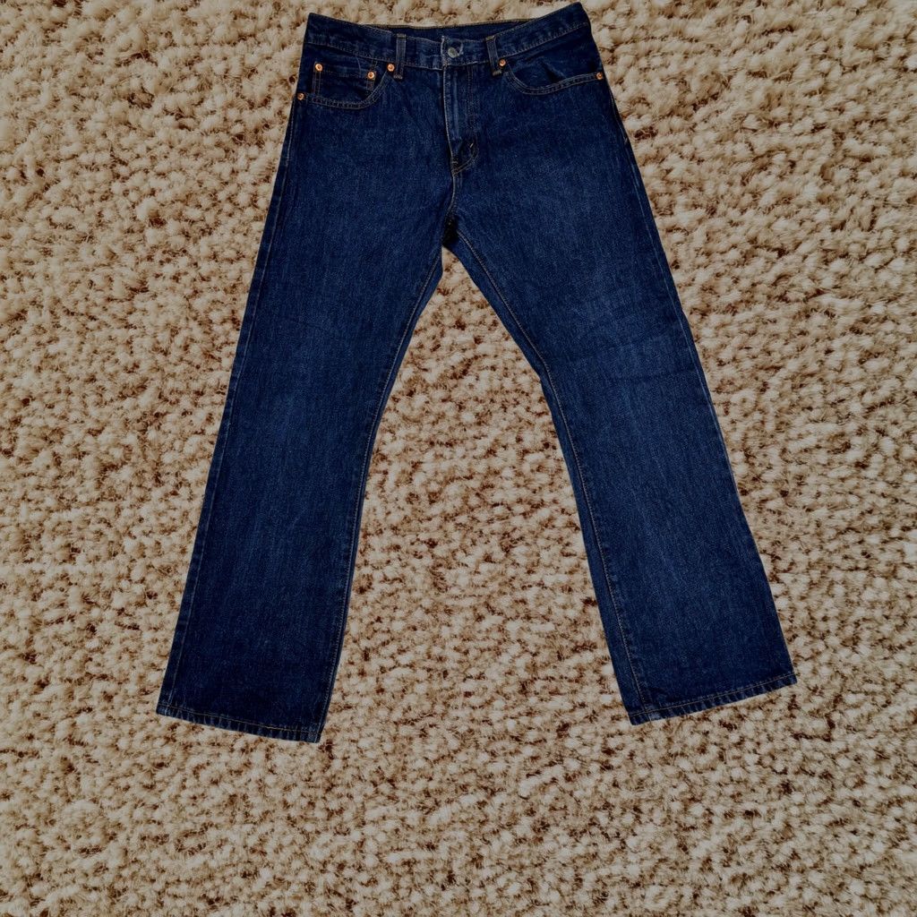 Vintage Levis 517 Jeans Mens 31x30 Blue Bootcut Denim Dark Wash Western Style, Men's