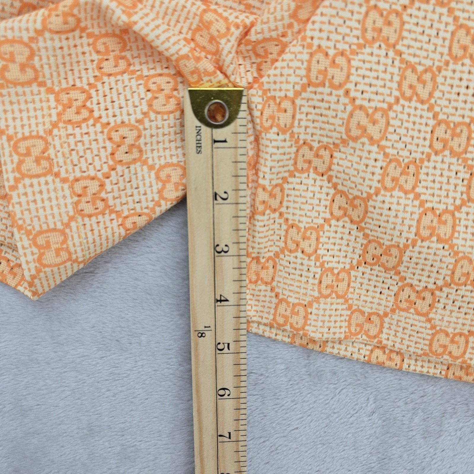 Bravest Studios Bravest Studios Mesh Shorts Mens Small GG Orange AOP Size US 28 / EU 44 - 7 Thumbnail