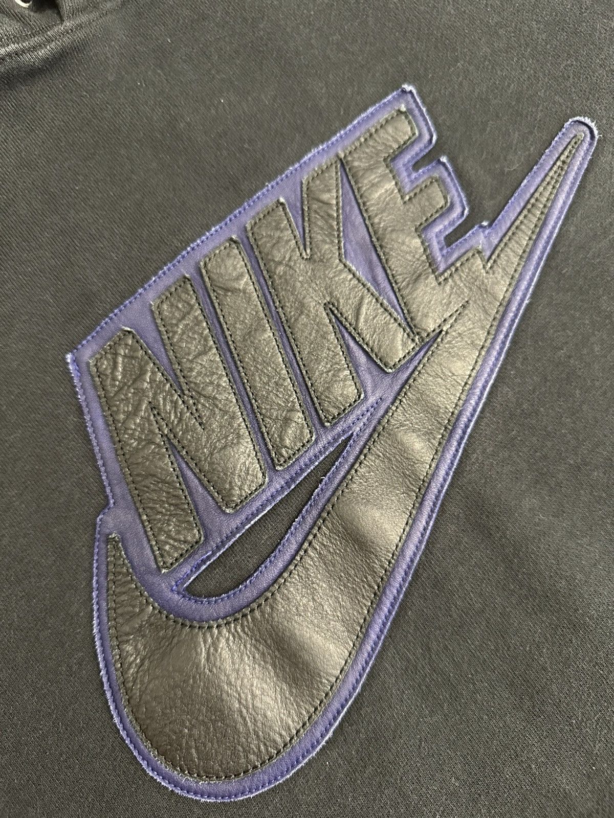 Nike × Supreme Supreme x Nike FA19 Leather Applique Heavyweight Hoodie XL Size US XL / EU 56 / 4 - 6 Thumbnail